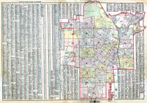 Index Map and Street Index, Los Angeles 1914 Baist's Real Estate Surveys